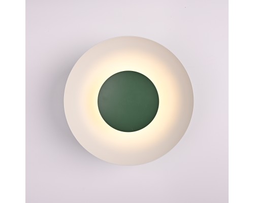 Бра TWIRL SUNSET D25 White/Green ImperiumLoft