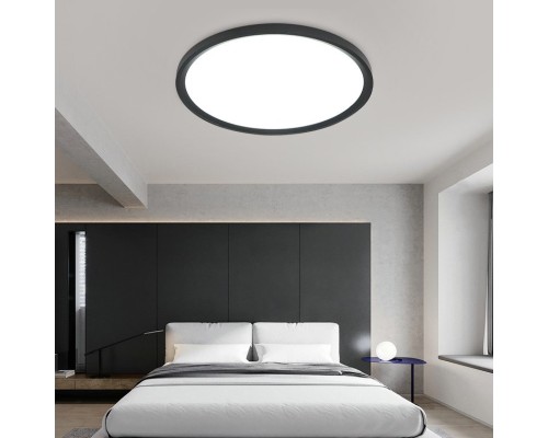 Потолочный светильник EXTRASLIM D50 Black ImperiumLoft