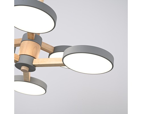 Люстра на штанге TURNA DBL L6 Gray