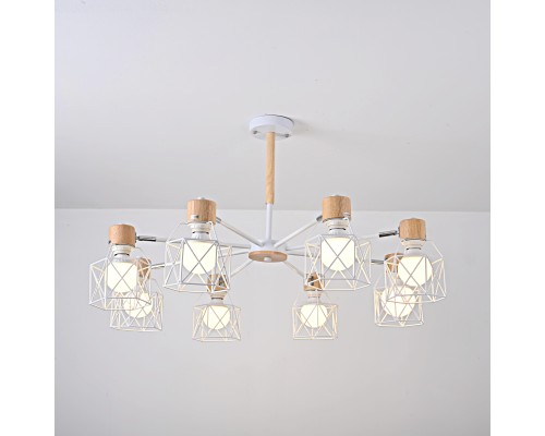 Потолочная люстра CORF B3 White 8 lamps ImperiumLoft