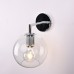 Бра RH Utilitaire Globe Shade Single Sconce Silver