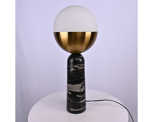 Настольная лампа Marble Globe Black ImperiumLoft