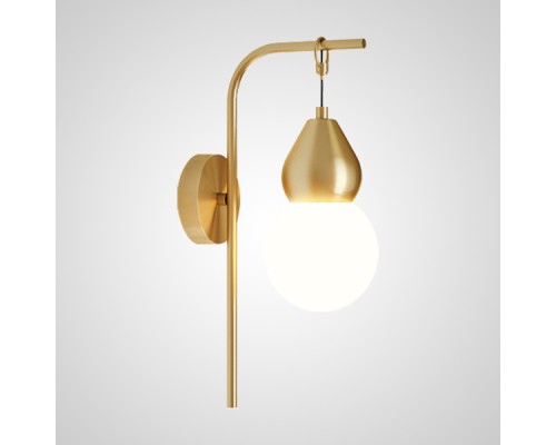 Настенный светильник FABRON WALL Brass ImperiumLoft