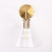 Бра RH Utilitaire Funnel Shade Single Sconce Brass