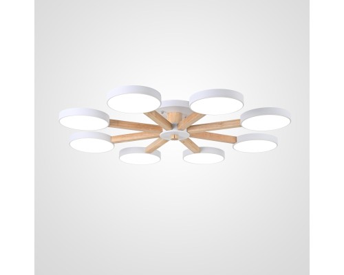 Потолочная люстра TURNA 8 White