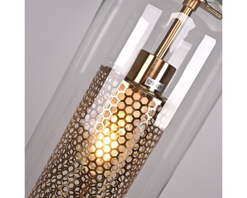 Подвесной светильник CATCH F cylinder brass D15