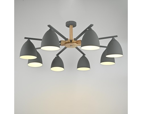 Потолочная люстра NOA 8 Gray