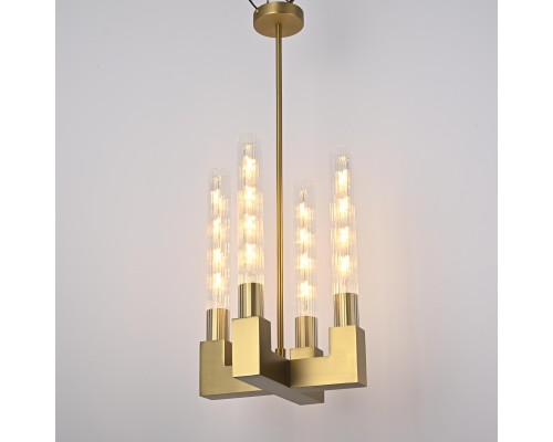Люстра на штанге CANELLE Pendant lamp 4 Modern Brass