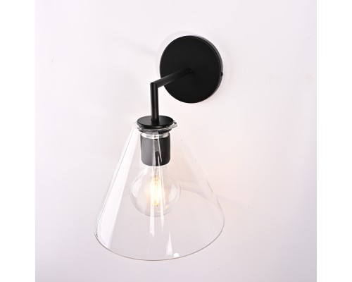 Бра RH Utilitaire Funnel Shade Single Sconce Black