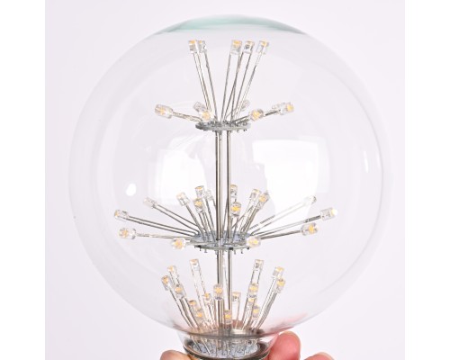 Лампа прозрачная с елочкой LED Е27 1.5W