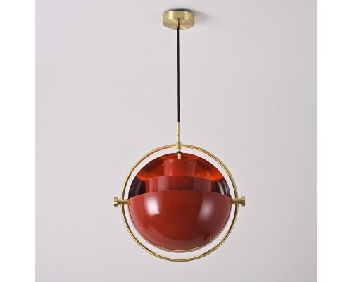 Подвесной светильник Louis Weisdorff Gubi Multi-lite Pendant Red ImperiumLoft