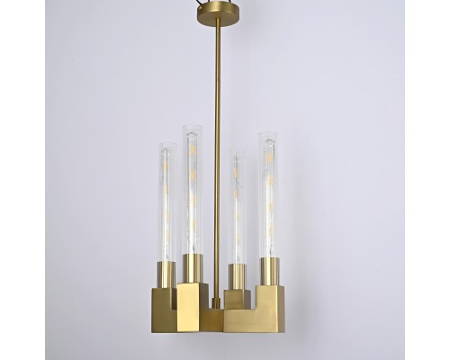 Люстра на штанге CANELLE Pendant lamp 4 Modern Brass