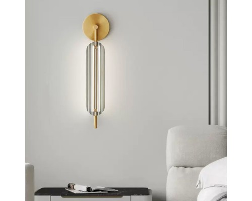 Бра CHIFFA B WALL H100 Brass ImperiumLoft