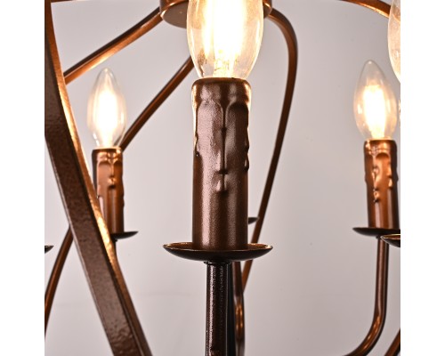 Подвесная люстра Cagie Dark chocolate L8 ImperiumLoft
