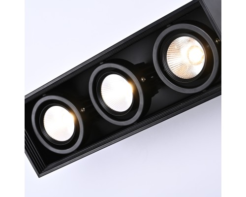 Встраиваемый светодиодный светильник LUMO L3 Black 4000 ImperiumLoft