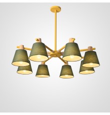 Люстра на штанге NATURA A GREEN 8 ImperiumLoft