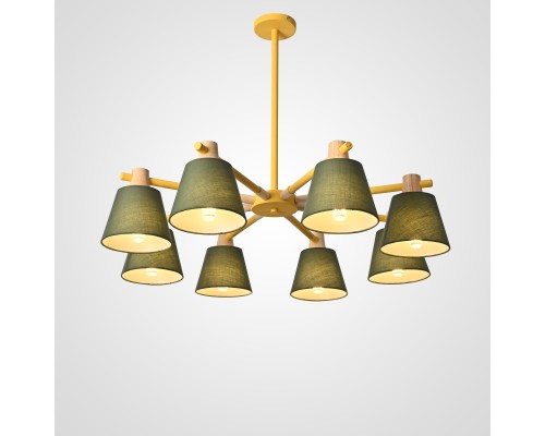 Люстра на штанге NATURA A GREEN 8