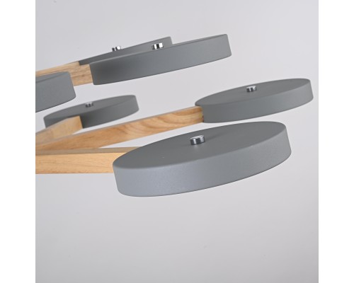 Люстра на штанге TURNA DBL L12 Gray