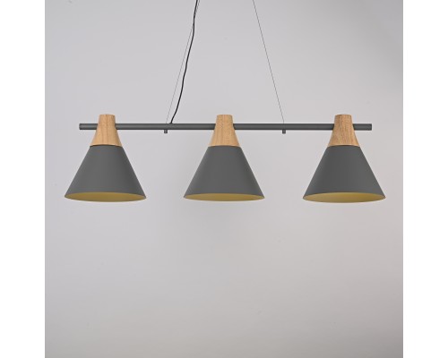 Реечный подвесной светильник NEXT Gray ImperiumLoft