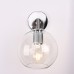 Бра RH Utilitaire Globe Shade Single Sconce Silver