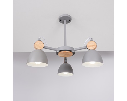 Люстра на штанге ROLLA 3 Gray