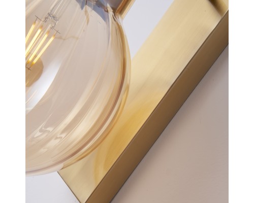 Бра Heathfield Lighting - Medina Wall brass/amber