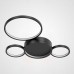 Потолочный светильник TWINE 4 rings Black ImperiumLoft