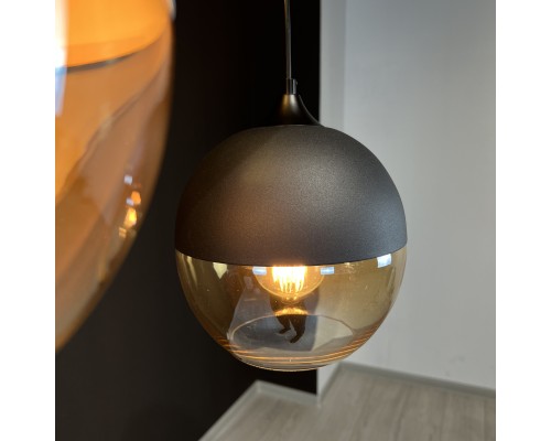 Подвесной светильник NORD C D20 Black/Amber ImperiumLoft