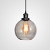 Подвесной светильник Loft Clear Glass Sphere Cloche Дымчатый ImperiumLoft