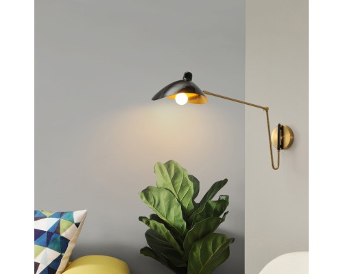Настенный светильник HILDBORG L83 Black Matt ImperiumLoft
