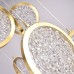 Дизайнерская подвесная люстра ЛУНА lighting collection D70 ImperiumLoft