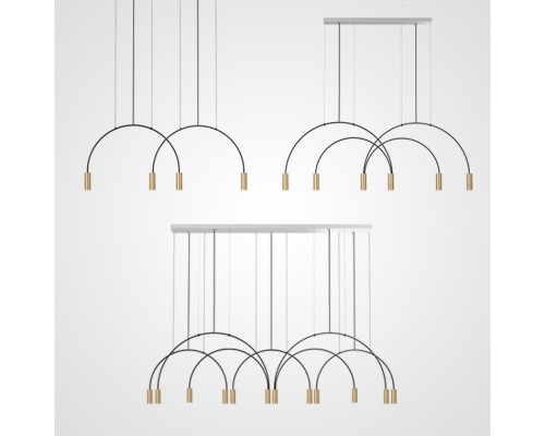 Подвесной светильник ARC 2 Black ImperiumLoft