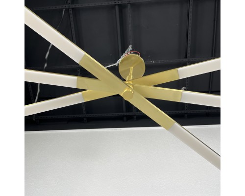 Люстра на штанге ORTON на 3 D96 Gold