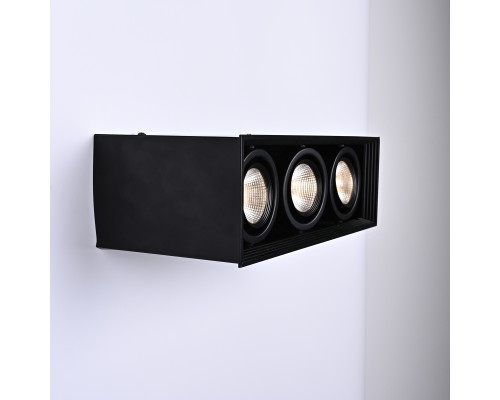 Встраиваемый светодиодный светильник LUMO L3 Black 4000 ImperiumLoft