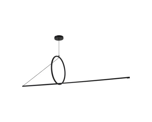 Подвесной светильник SUSPENSION CERCLE ET TRAIT – GRAPHITE SATINE L170 ImperiumLoft