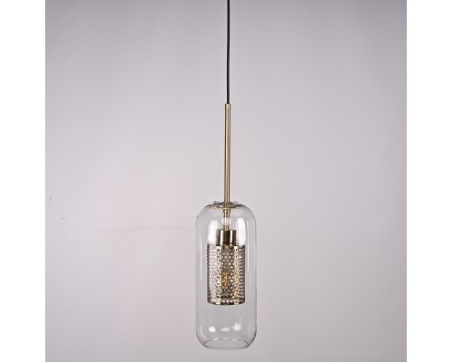 Подвесной светильник CATCH F cylinder brass D12