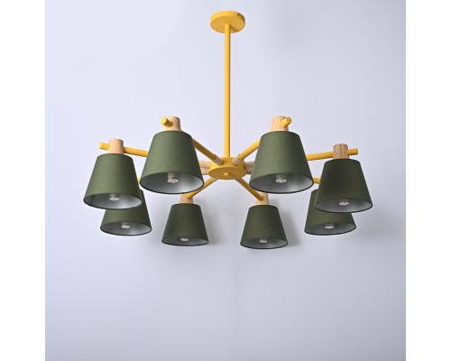 Люстра на штанге NATURA A GREEN 8