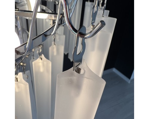 Подвесная люстра Eich Chandelier Nova 9 D65 nickel