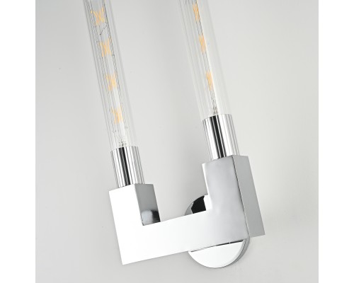 Бра CANELLE wall lamp DOUBLE Sconces Chrome ImperiumLoft