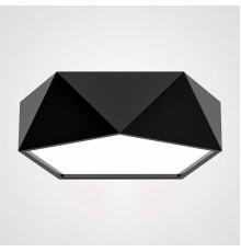 Потолочный светодиодный светильник GEOMETRIC Black D40 ImperiumLoft