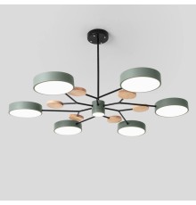 Люстра на штанге MEADE 7 lamps Green ImperiumLoft