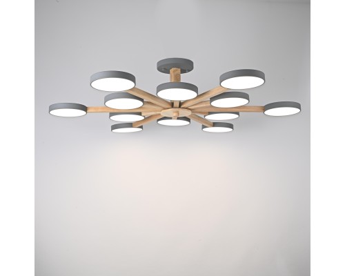 Потолочная люстра TURNA L12 Grey