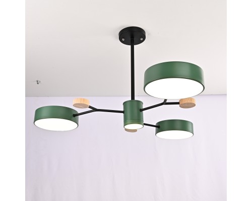 Люстра на штанге MEADE 4 lamps Green ImperiumLoft
