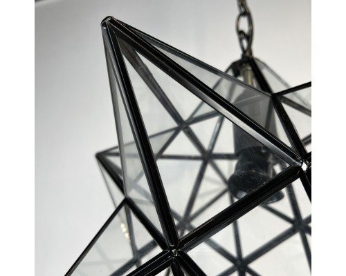 Люстра Black Star Clear Glass 35 см ImperiumLoft