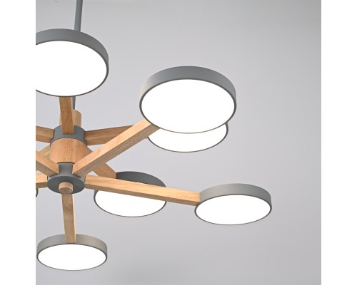 Люстра на штанге TURNA DBL L10 Gray