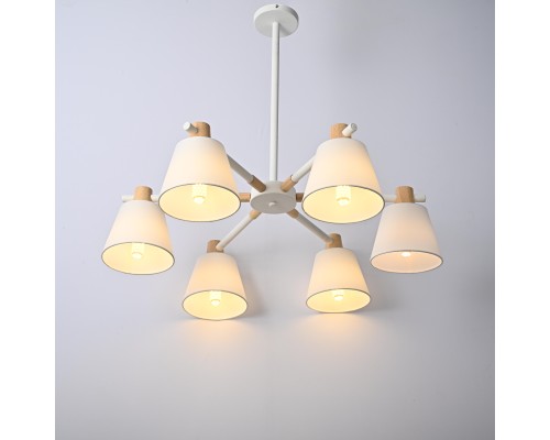 Люстра на штанге NATURA A WHITE 6