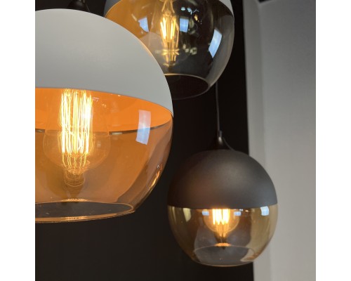 Подвесной светильник NORD C D20 Black/Amber ImperiumLoft