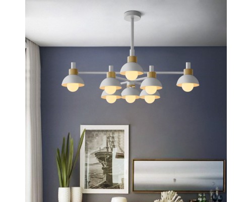 Люстра на штанге FANTA A 8 lights Yellow