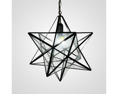 Люстра Black Star Clear Glass 40 см ImperiumLoft