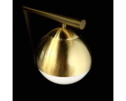 Торшер Geneva Single Glass Globe Floor Lamp